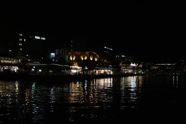 Bars Restaurants Nagasaki Dejima Wharf Taken August 2019 — Stock Photo, Image