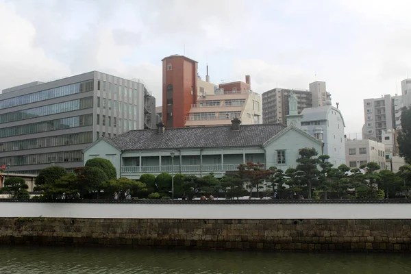 Туристы Посещают Главное Здание Музея Дедзима Взято Августе 2019 Года — стоковое фото