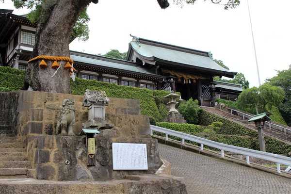 Ingresso Del Santuario Suwa Nagasaki Preso Agosto 2019 — Foto Stock