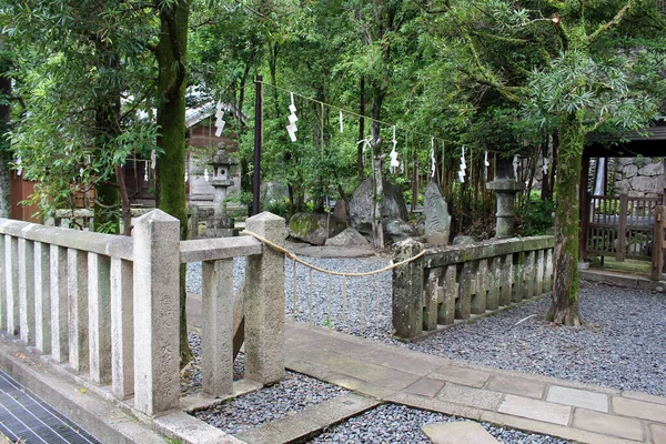 Nagasaki Deki Suwa Tapınağı Nda Durum Ağustos 2019 Çekildi — Stok fotoğraf