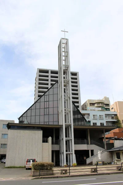 Szent Ferenc Xavier Katedrális Kagoshimában Japánban Készült 2019 Augusztus — Stock Fotó