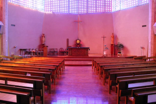 Μέσα Στον Καθεδρικό Ναό Του Αγίου Φραγκίσκου Ξαβιέ Στην Καγκόσιμα — Φωτογραφία Αρχείου