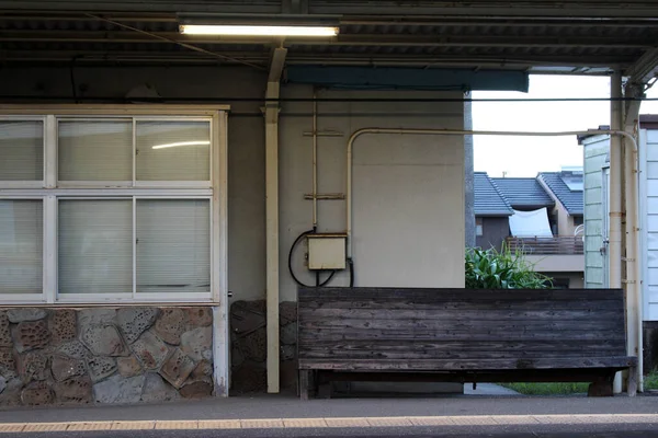 Alrededor Plataforma Estación Aoshima Miyazaki Tomado Agosto 2019 — Foto de Stock