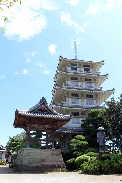 宫崎市新寺的宝塔 2019年8月拍摄 — 图库照片