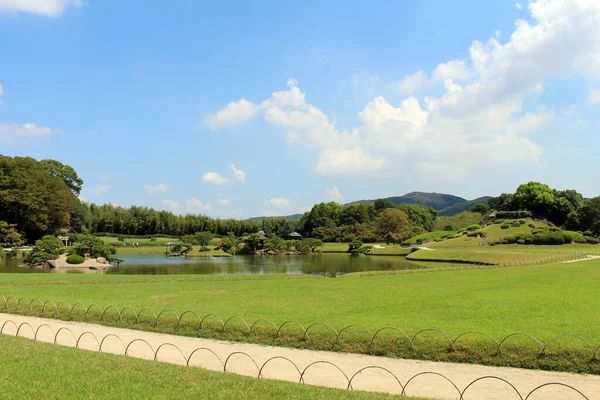 Paesaggio Orizzontale Okayama Korakuen Garden Preso Settembre 2019 — Foto Stock
