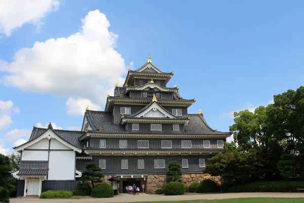 Detailní Pohled Okayama Nebo Japonský Hrad Okayama Pořízeno Září 2019 — Stock fotografie