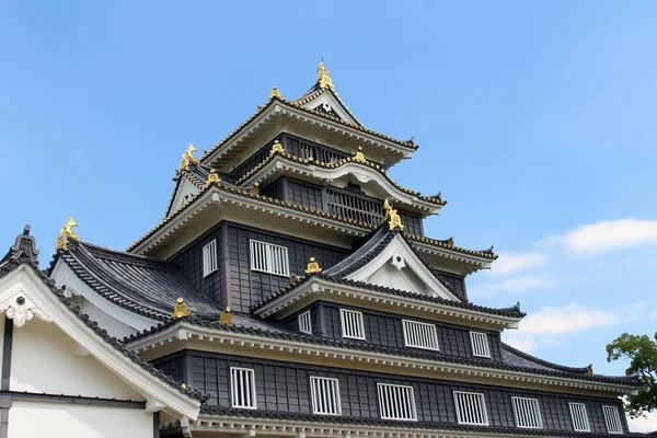 Toit Okayama Château Okayama Japon Prise Septembre 2019 — Photo