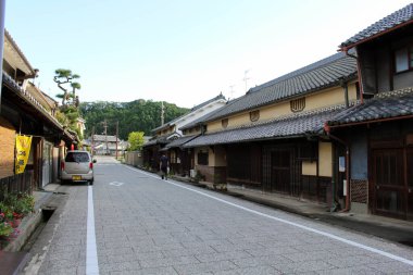 Asuka, Japonya 'nın eski kenti Oka' da durum. Eylül 2019 'da çekildi..