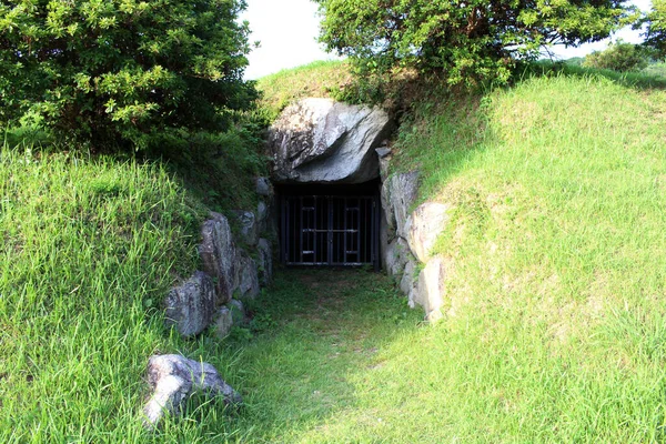 Pequeno Túmulo Miyakozuka Kofun Asuka Nara Japão Tomado Setembro 2019 — Fotografia de Stock