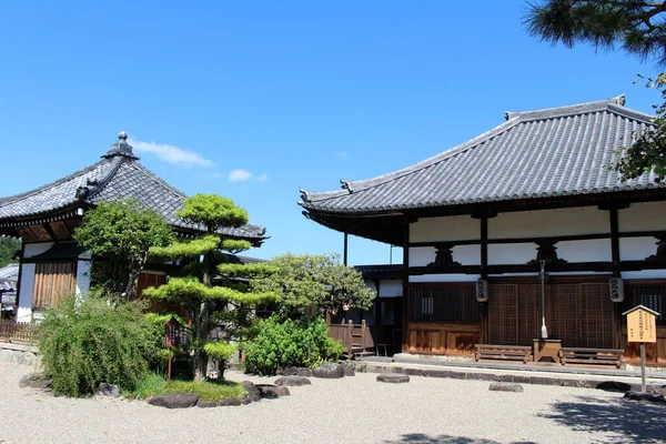 Templo Principal Del Templo Asukadera Asuka Tomado Septiembre 2019 — Foto de Stock