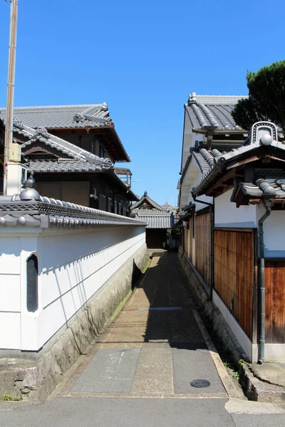 奈良県飛鳥村の飛鳥寺に行く空の路地 2019年9月撮影 — ストック写真