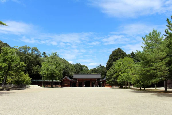 Porta Entrada Templo Kashihara Jingu Nara Japão Tomado Setembro 2019 — Fotografia de Stock