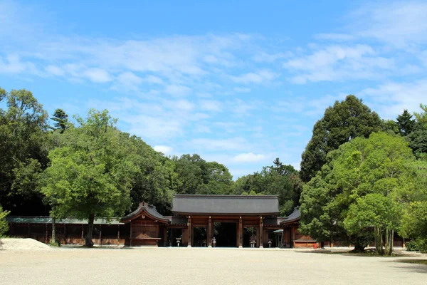 Porta Entrada Templo Kashihara Jingu Nara Japão Tomado Setembro 2019 — Fotografia de Stock