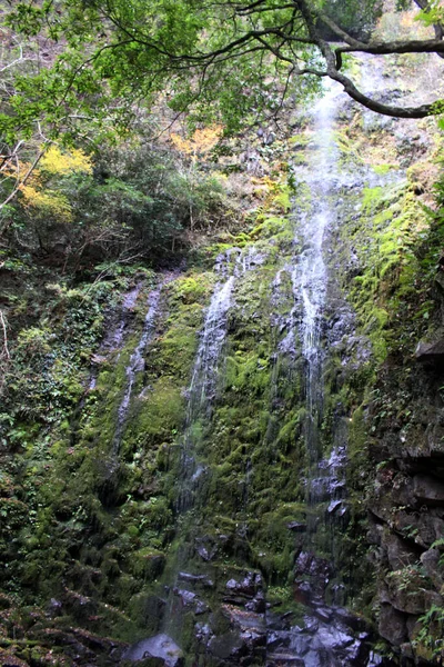 Chegando Cataratas Onbara Beppu Oita Tomado Setembro 2019 — Fotografia de Stock