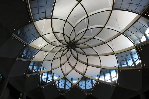 Techo Con Forma Flor Iglesia Católica San Ignacio Kojimachi Tokio — Foto de Stock