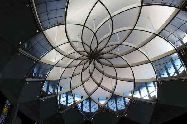 Techo Con Forma Flor Iglesia Católica San Ignacio Kojimachi Tokio — Foto de Stock