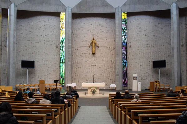 Main Altar Saint Ignatius Catholic Church Kojimachi Tokyo Taken January — Stock Photo, Image