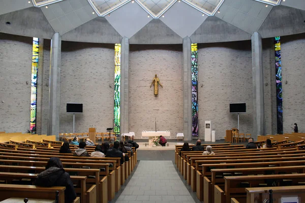 Main Altar Saint Ignatius Catholic Church Kojimachi Tokyo Taken January — Stock Photo, Image