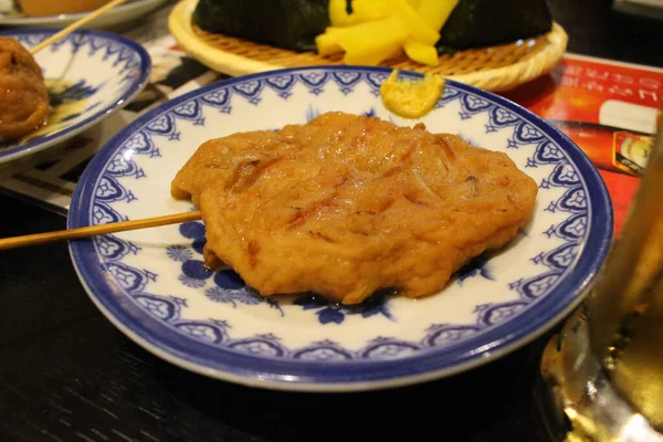 Provavelmente Kakiage Servido Izakaya Tradicional Nagasaki Tomado Agosto 2019 — Fotografia de Stock