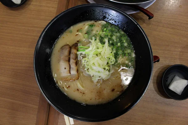 Bowl Pork Ramen Tonkotsu Kagoshima — Stock Photo, Image