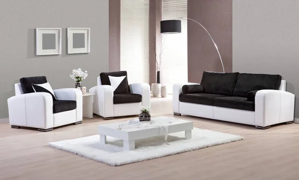 Sofa set in the interior