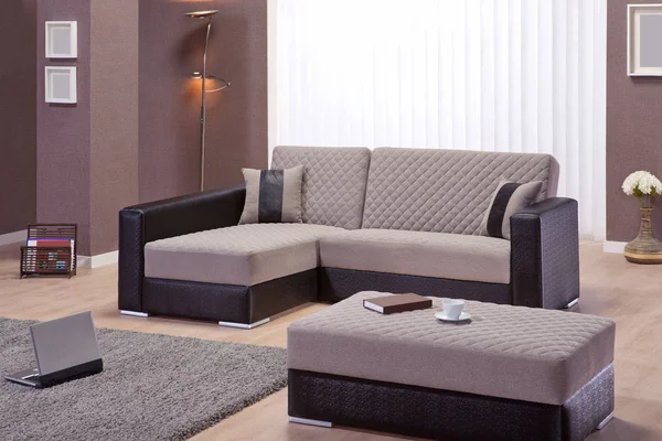 Sofa Sudut Interior — Stok Foto