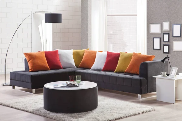 Sofa Sudut Interior — Stok Foto