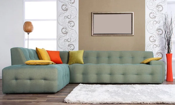 Sofa Sudut Interior — Stok Foto