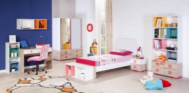 Çocuk odası iç modern bir tarzda 