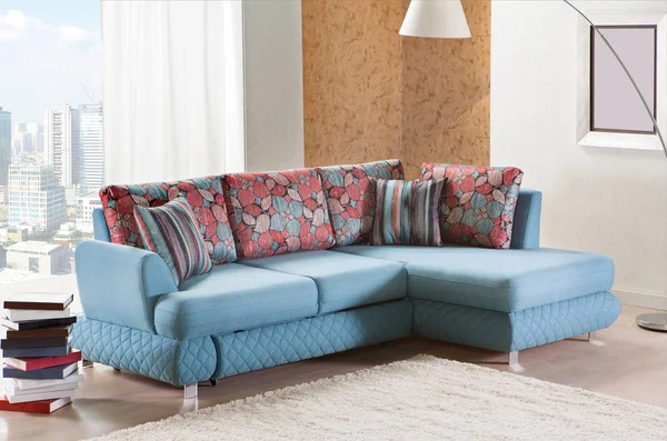Sofa Sudut Interior — Stok Foto