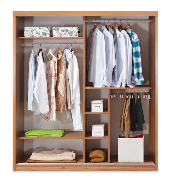 Wardrobe Home White Background — Stock Photo, Image