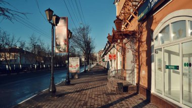 Vologda sabah sokak görünümü