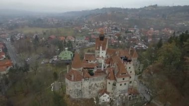 Bran Şatosu Transilvanya (Romanya) Draculanın Kalesi içinde üzerinde çekilen film
