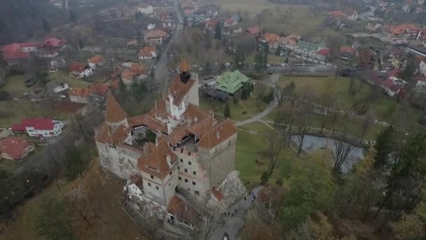 Фільм Знятий Замку Бран Трансільванії Румунія Дракул Замок — стокове відео