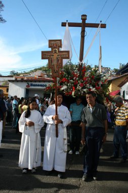 İyi Cuma 2009 yılında Paskalya kutlamaları Caracas, Venezuela