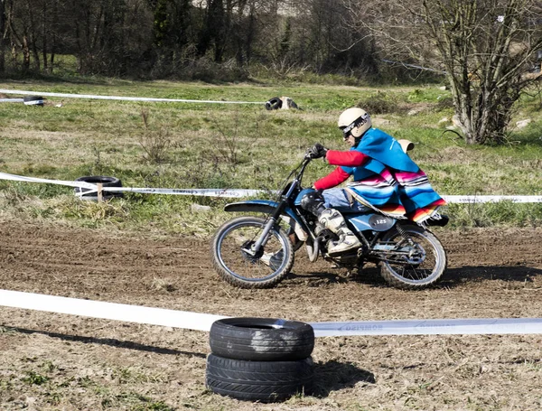 Fiets Race Stoffige Track Alfena Portugal 2016 — Stockfoto