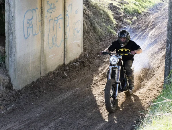 Cyklistický Závod Prašné Cestě Alfena Portugalsko 2016 — Stock fotografie