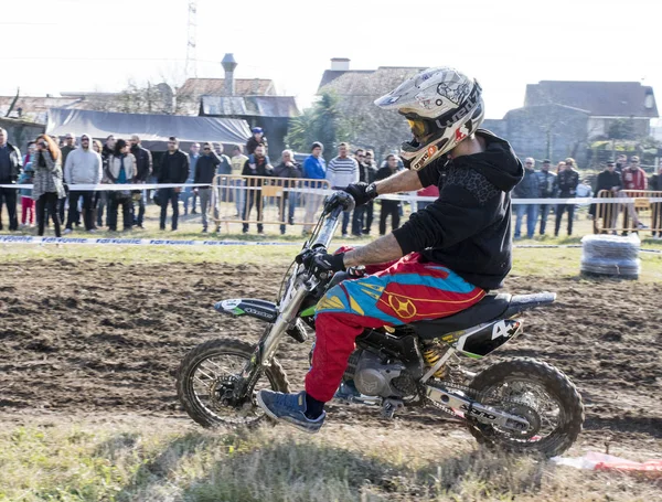 Bike Race Dusty Track Alfena Portogallo 2016 — Foto Stock