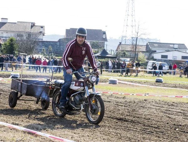 Bike Race Dusty Track Alfena Portogallo 2016 — Foto Stock