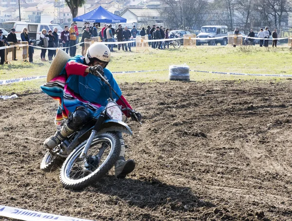 Bike Race Dusty Track Alfena Portogallo 2016 — Foto Stock