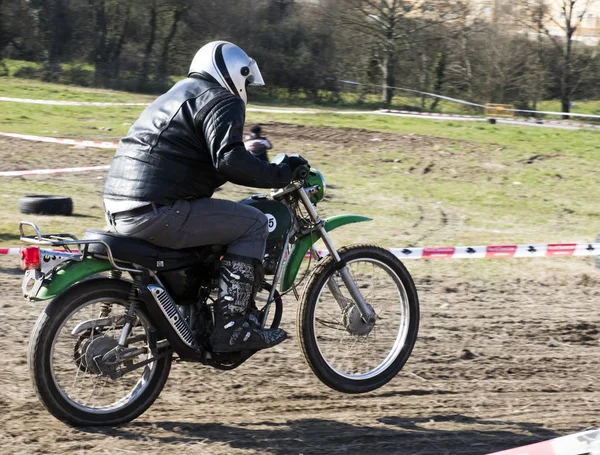 Bike Race Dusty Track Alfena Portogallo 2016 — Foto Stock