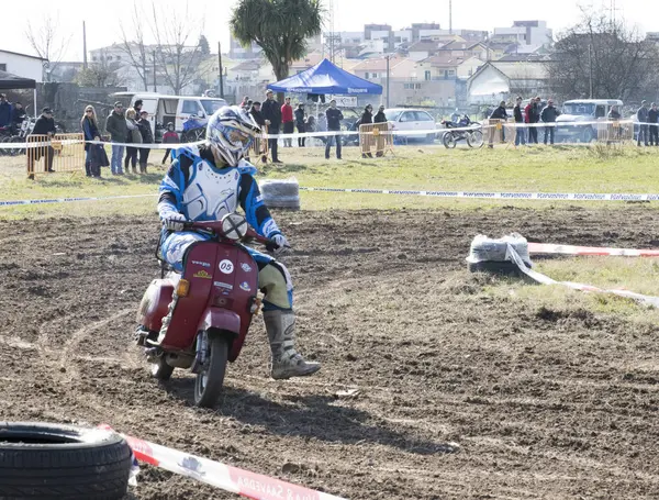 Bike Race Dusty Track Alfena Portogallo 2016 — Foto Stock