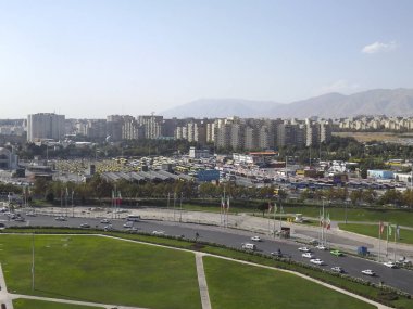 Batı Tahran 'da azadi otobüs terminali