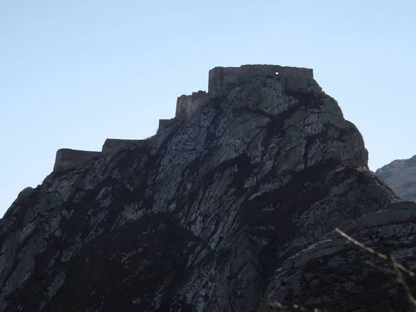 Castelo Babak Noroeste Irão Perto Azerbaijão — Fotografia de Stock