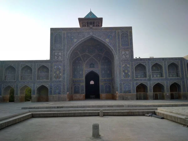 Vstup Mešity Šáah Náměstí Isfahan Írán — Stock fotografie