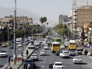 Şiraz, İran'da karayolu trafiği