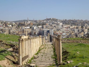 Jerash 'taki antik Roma harabeleri arasında antik tiyatro, Artemis tapınağı ve Ürdün' ün doğusundaki Pompei olarak bilinen diğer Roma kalıntıları da var.