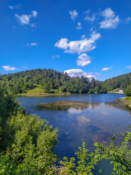 Водное Озеро Мрзла Районе Горски Котар Хорватия — стоковое фото