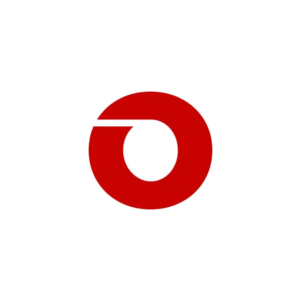 Modern vektör Logo mektup O. O mektubu tasarlamak vektör