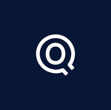 Modern vektör Logo mektup s. Q harfi tasarlamak vektör